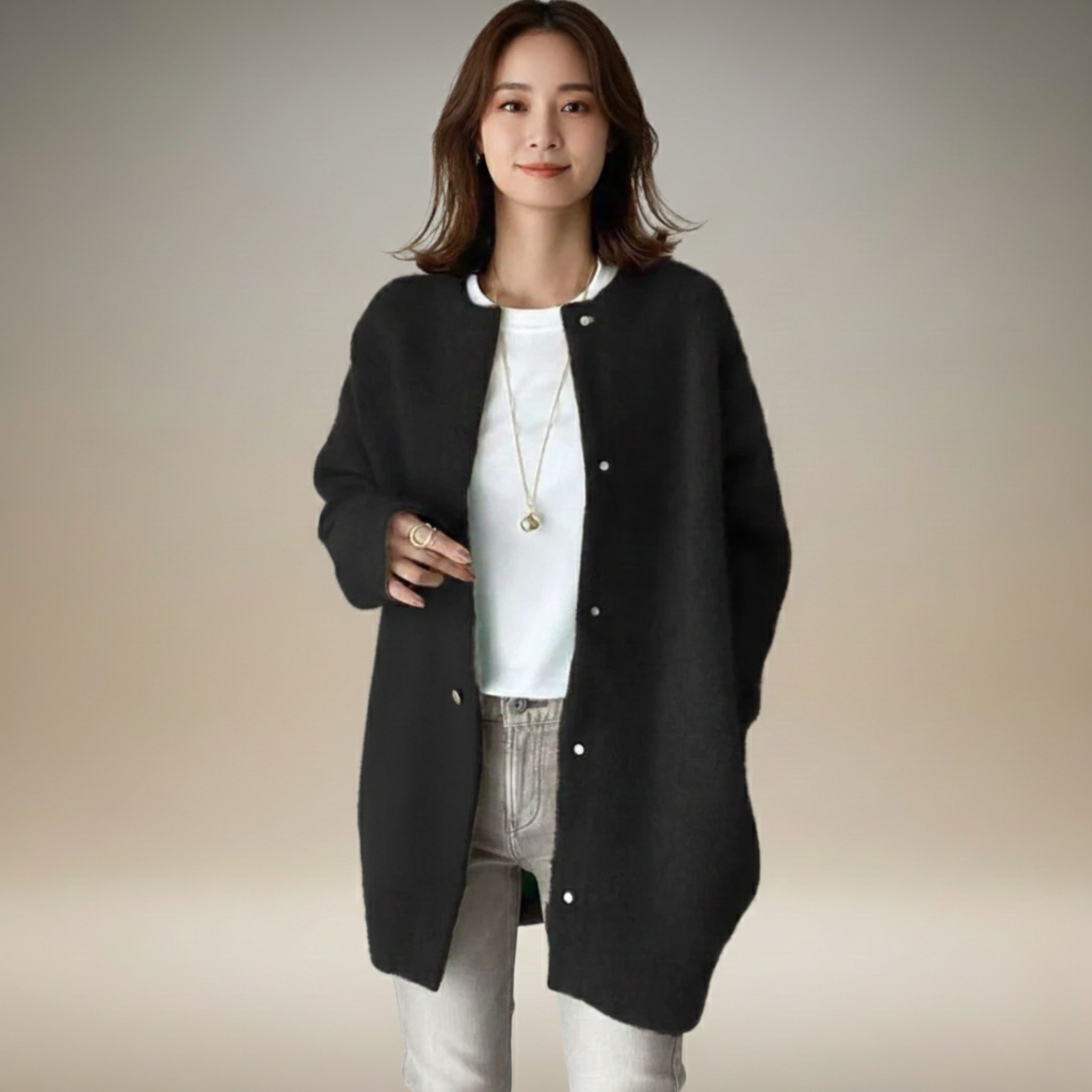 Olivia | Elegant Warm Long Cardigan for Women