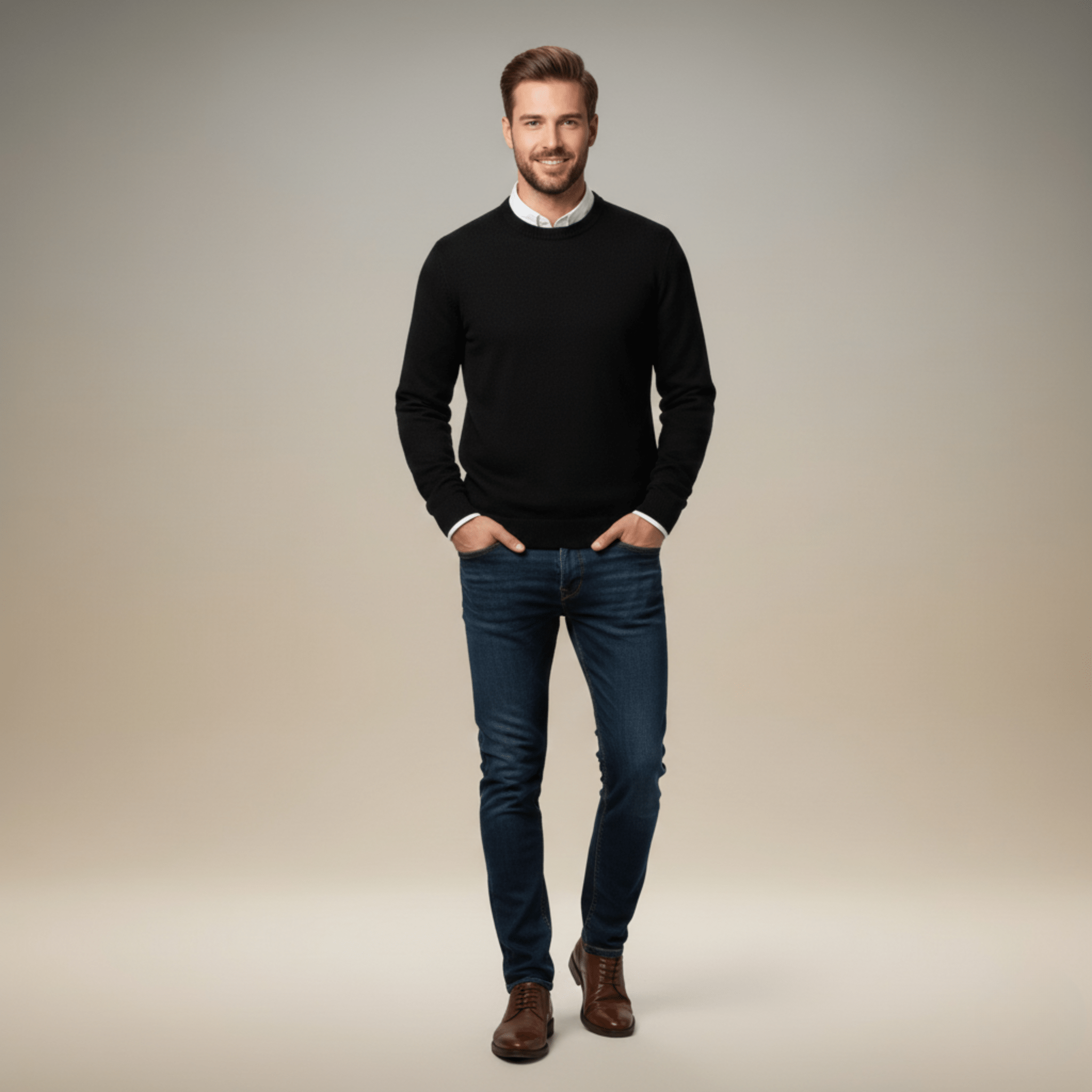 Ethan | Classic Warm Men's Sweater for Fall and Winter