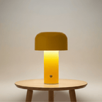 MushroomGlow | Chic Cordless Touch Control Table Lamp for Modern Spaces