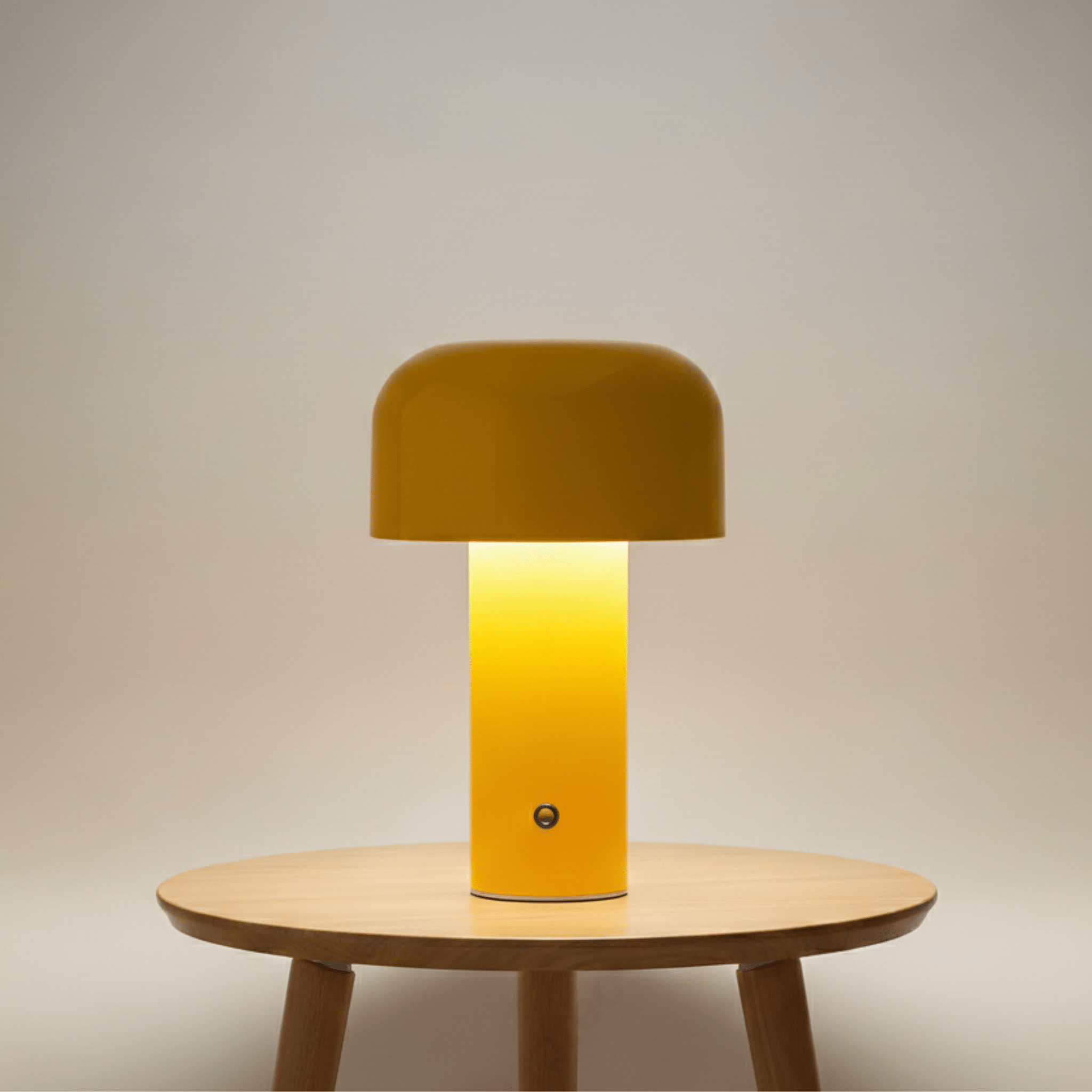 MushroomGlow | Chic Cordless Touch Control Table Lamp for Modern Spaces