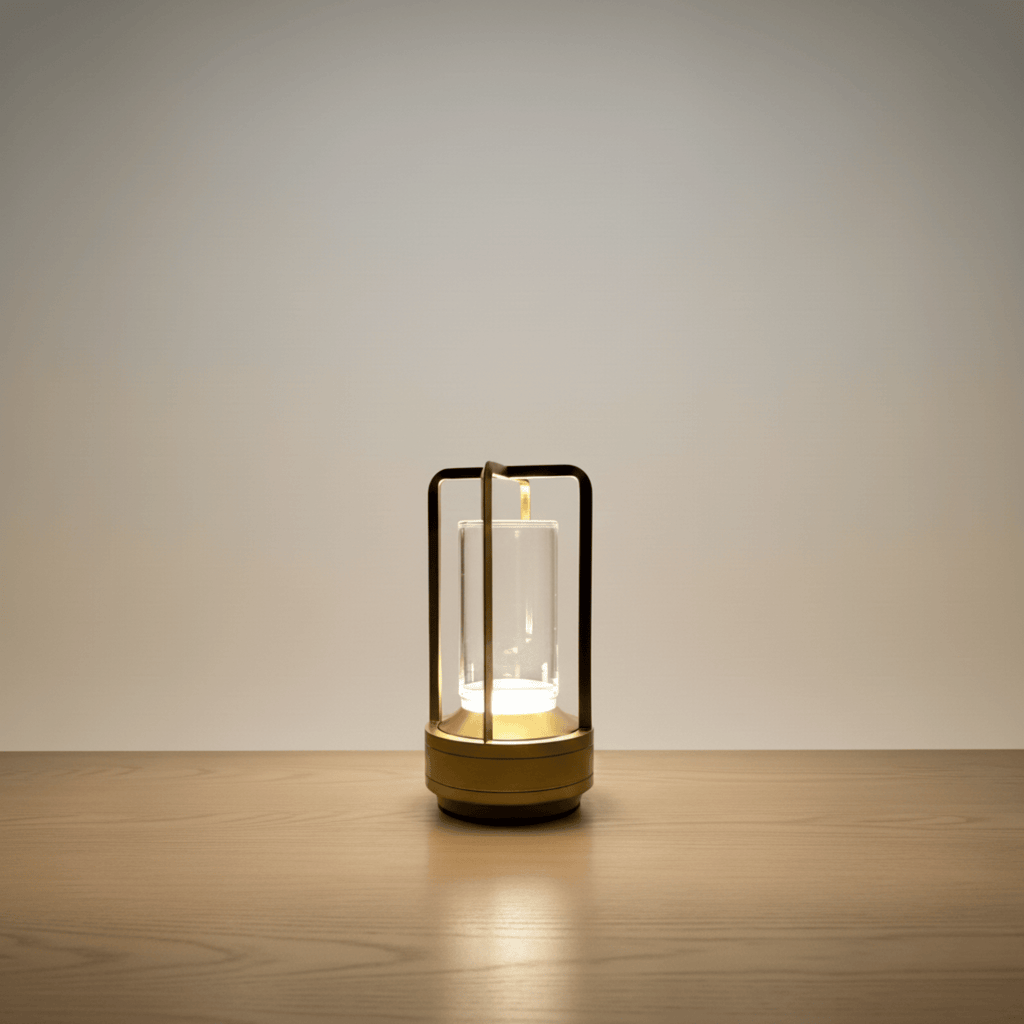 LuminaraGlow | Stylish Portable LED Camping Lantern for Outdoor Lights