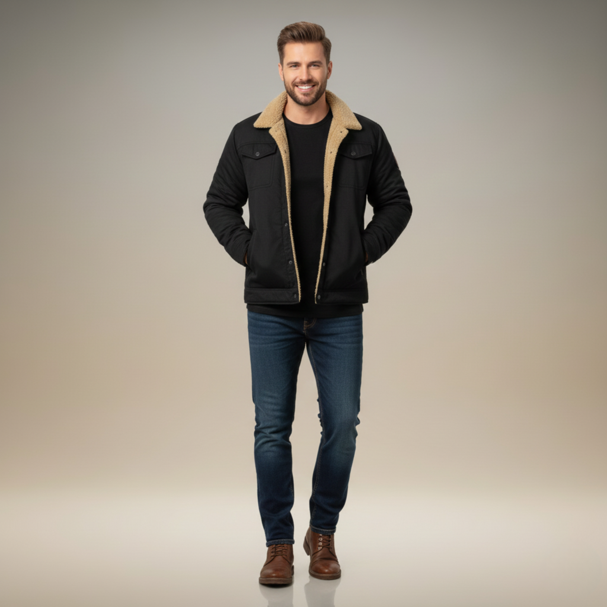 Ethan | Stylish Thick Mens Winter Coat for Cold Weather