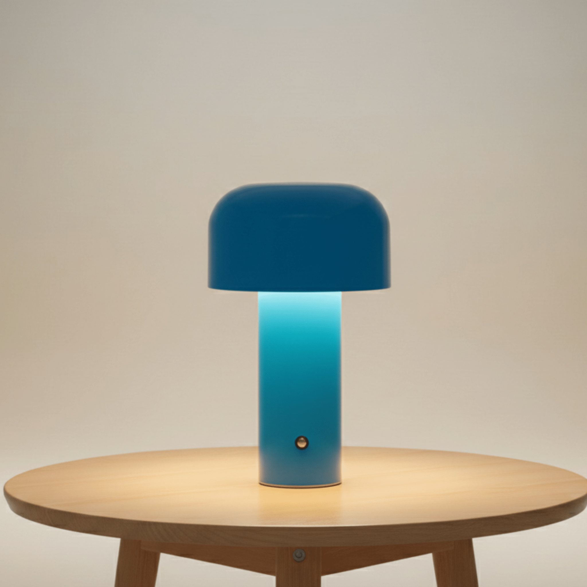 MushroomGlow | Chic Cordless Touch Control Table Lamp for Modern Spaces