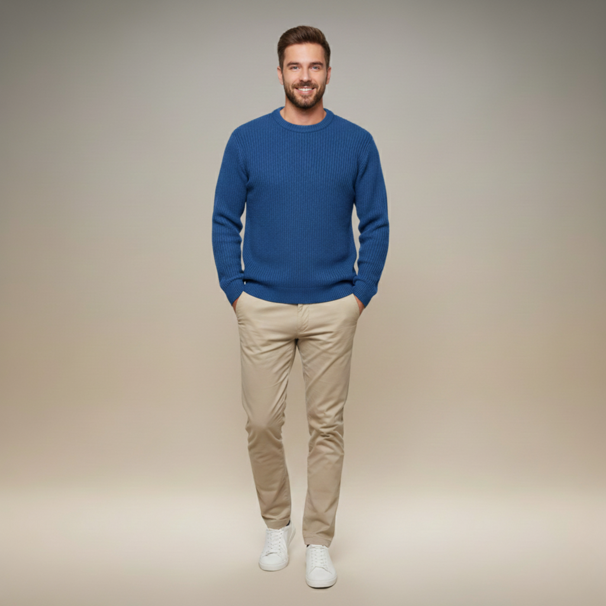 Ethan | Men's Half Zip Sweater with Timeless Elegance | Versatile Style for All Seasons