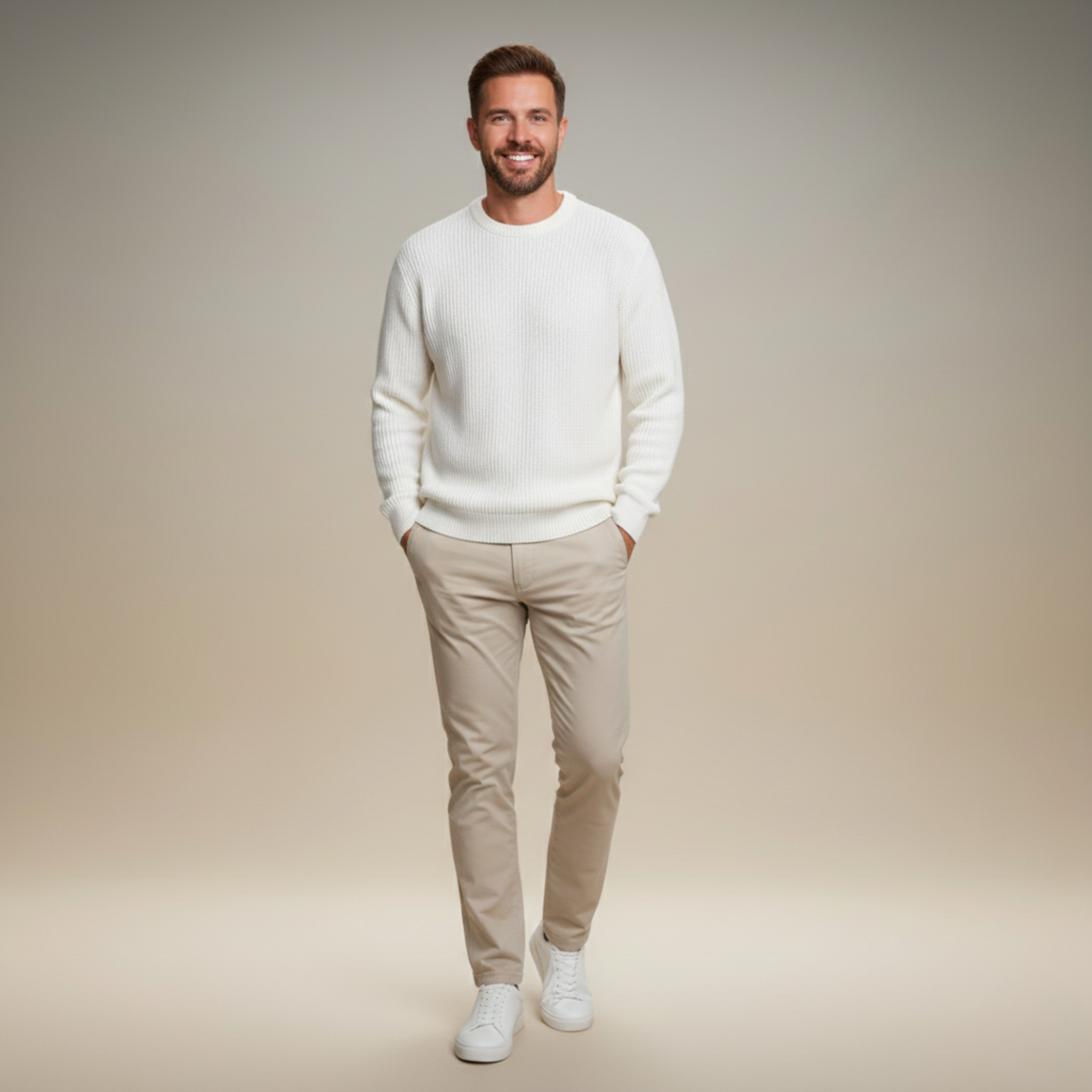 Ethan | Men's Half Zip Sweater with Timeless Elegance | Versatile Style for All Seasons