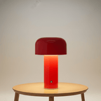 MushroomGlow | Chic Cordless Touch Control Table Lamp for Modern Spaces