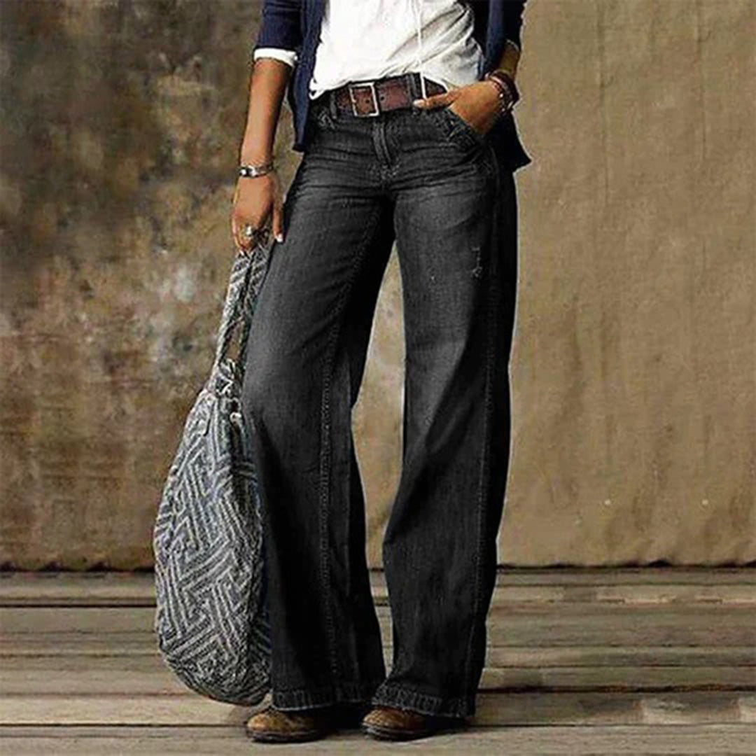 Baggy Jeans Women | High-Waisted Wide-Leg & Vintage Wash Design