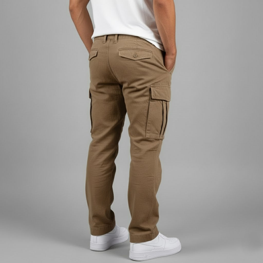 Benjamin | Men’s Relaxed Fit Cargo Pants with Side Pockets Streetwear 3