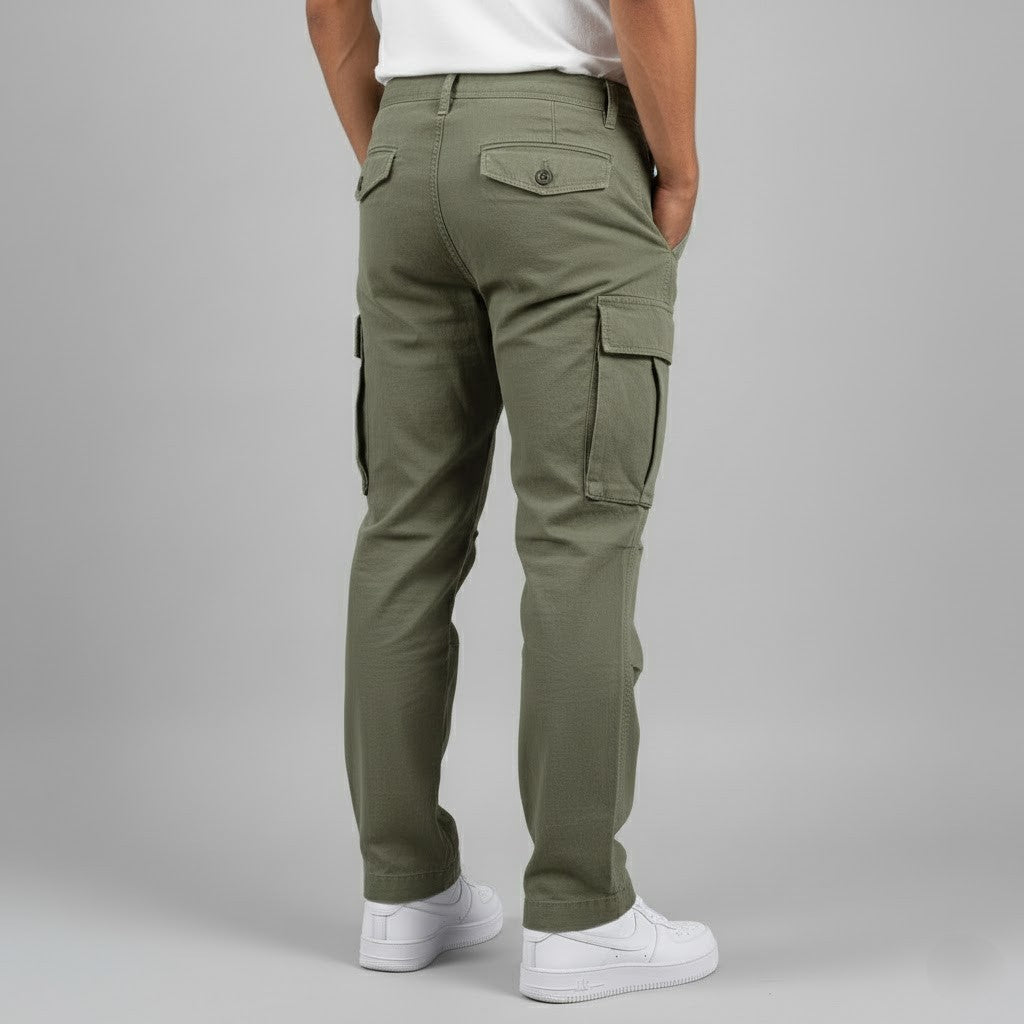 Benjamin | Men’s Relaxed Fit Cargo Pants with Side Pockets Streetwear 6