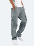 Cargo Pants Men | Multi-Pocket & Relaxed Straight Leg Design