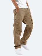 Cargo Pants Men | Multi-Pocket & Relaxed Straight Leg Design