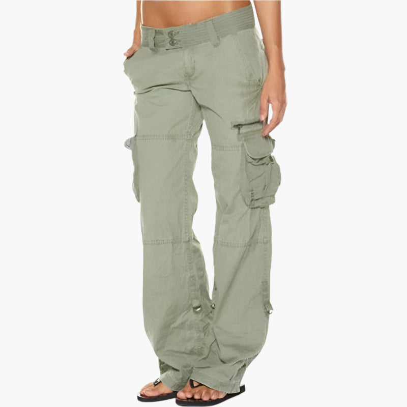 Cargo Trousers Women | Multi-Pocket & Relaxed Street Style Fit