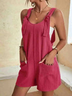Carsen | Lightweight Linen Summer Romper 3