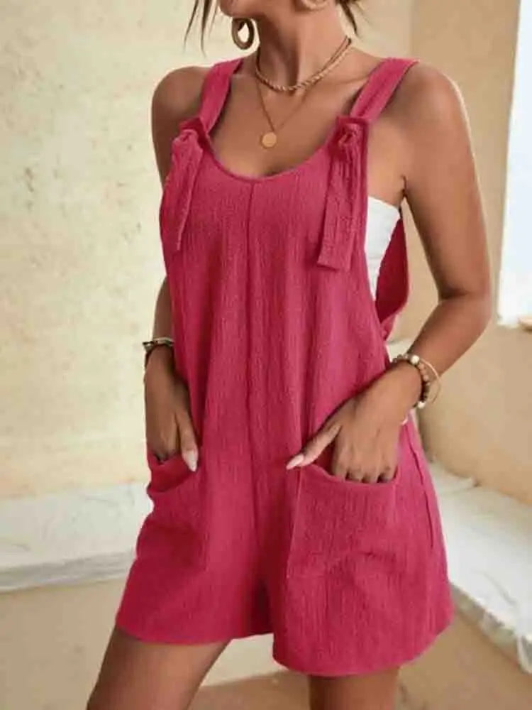 Carsen | Lightweight Linen Summer Romper 3