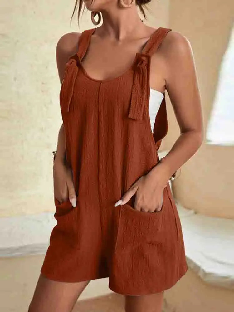 Carsen | Lightweight Linen Summer Romper 5