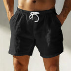 Dylan Cotton Men's Shorts - Breathable Cut with Loose Fit and Summer Half Thigh Length 0