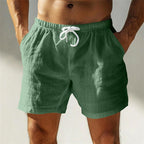 Dylan Cotton Men's Shorts - Breathable Cut with Loose Fit and Summer Half Thigh Length 2