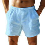 Dylan Cotton Men's Shorts - Breathable Cut with Loose Fit and Summer Half Thigh Length 3