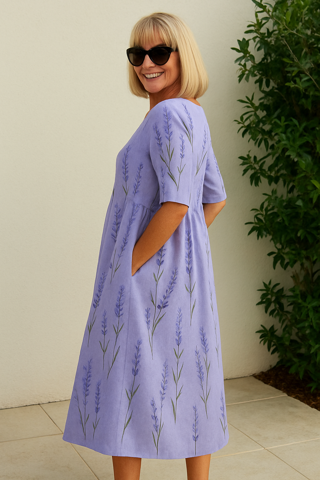 Eliza | Relaxed Midi Dress - Effortless Elegance, Everyday Comfort 2