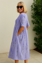 Eliza | Relaxed Midi Dress - Effortless Elegance, Everyday Comfort 2