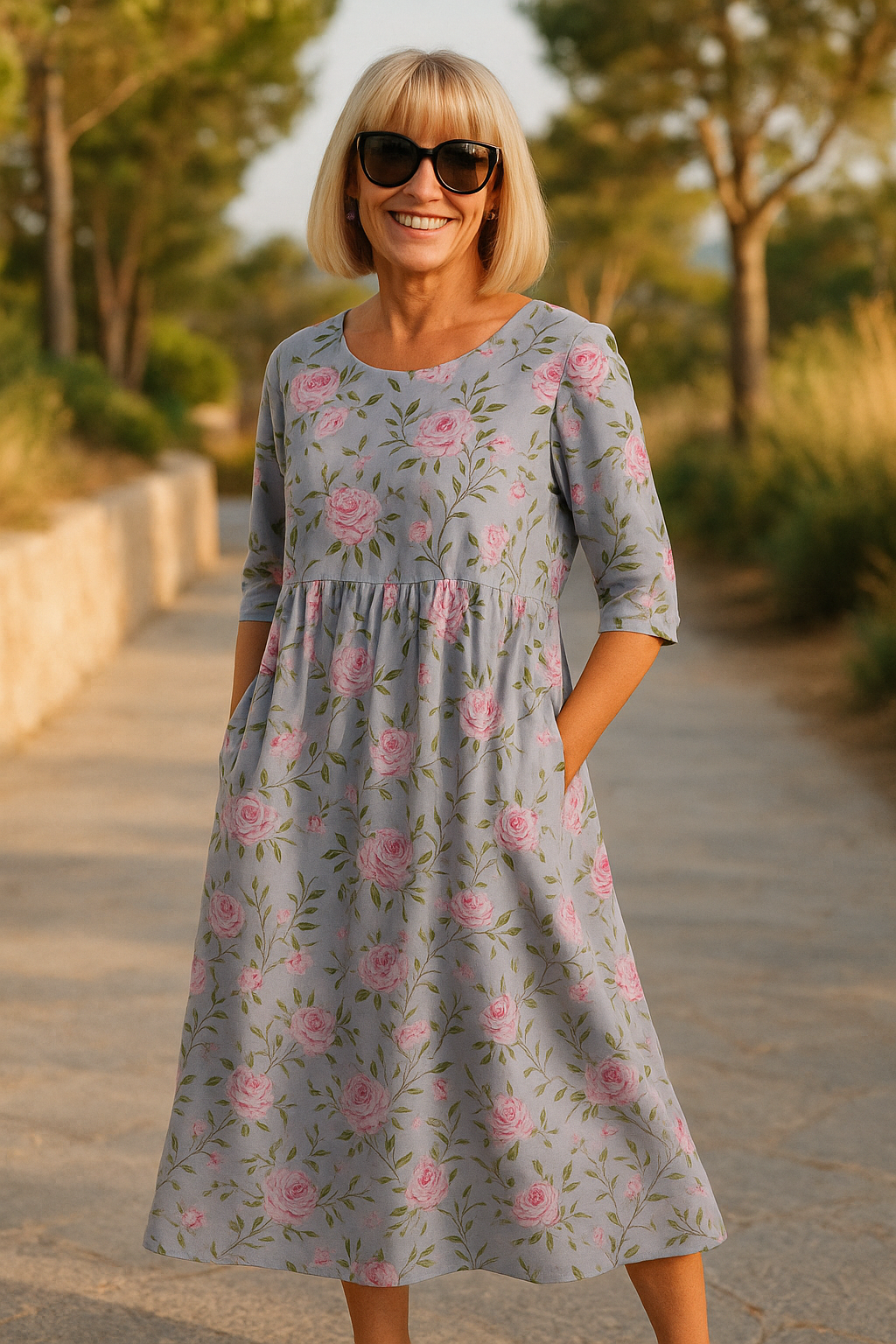 Eliza | Relaxed Midi Dress - Effortless Elegance, Everyday Comfort 5