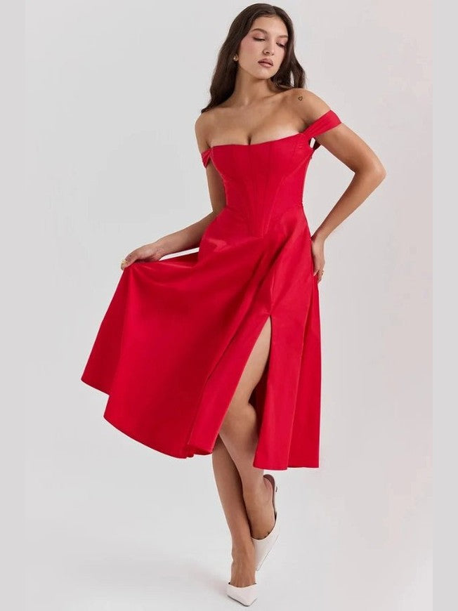 Ella | Elegant Black Maxi Dress for Women