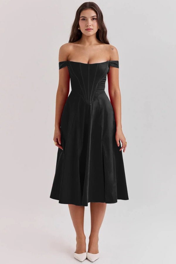 Ella | Elegant Black Maxi Dress for Women 12