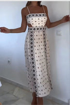 Ella | Elegant Summer A-Line White Dress 0