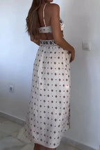 Ella | Elegant Summer A-Line White Dress 1