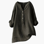 Emily | Stylish Long Sleeve Women's Blouse in Woven Linen 1