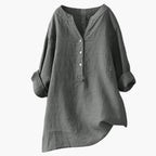 Emily | Stylish Long Sleeve Women's Blouse in Woven Linen 3