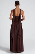 Emma | Chic Strapless Summer Maxi Dress for Wedding Guests
