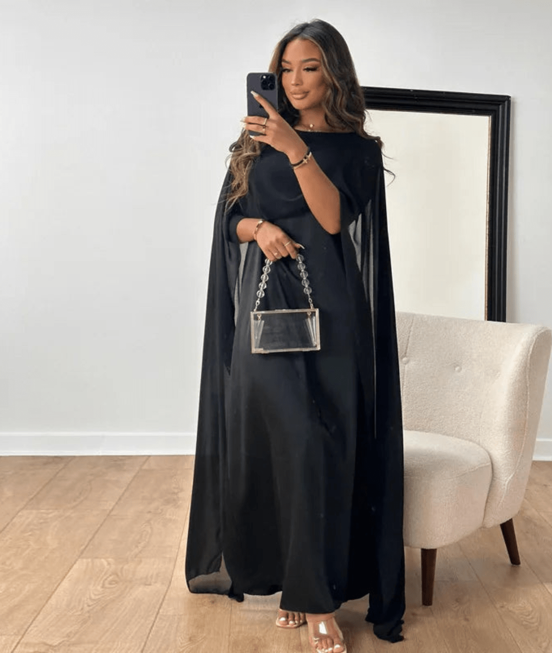 Emma | Elegant Long Sleeve Maxi Dress for Women