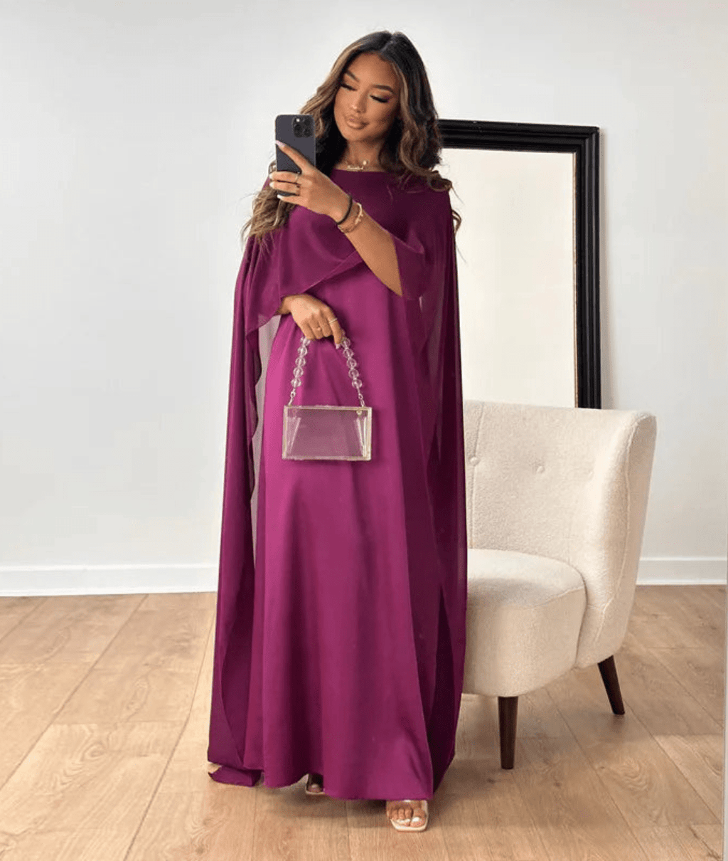 Emma | Elegant Long Sleeve Maxi Dress for Women