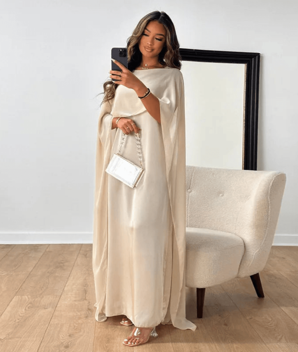 Emma | Elegant Long Sleeve Maxi Dress for Women