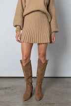 Emma | Elegant Pleated Sweater and Skirt Set 7