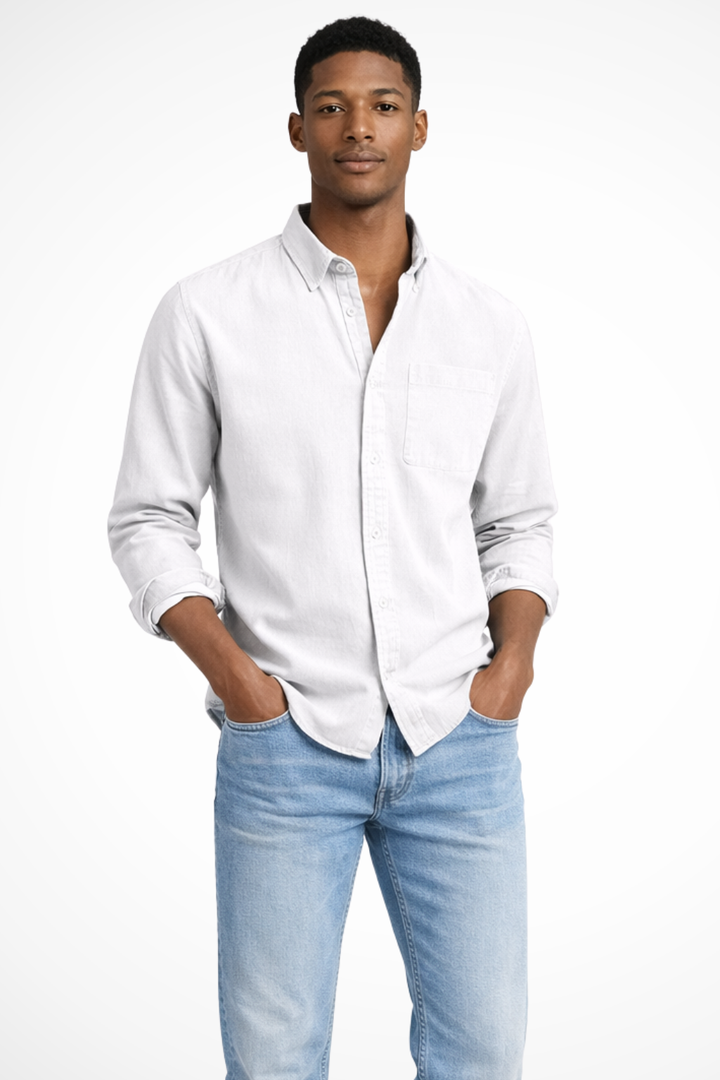 Ethan | Classic Casual Denim Men's Shirt