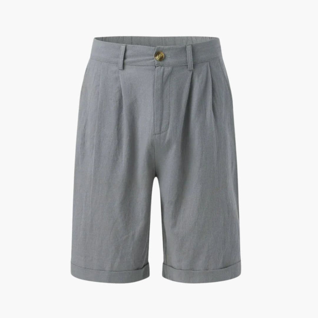 Ethan | Stylish Front Pleated Mens Chino Shorts