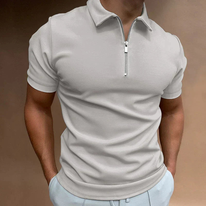 Ethan | Modern Fit Stylish Men's Polo Shirt with Zip Closure 3