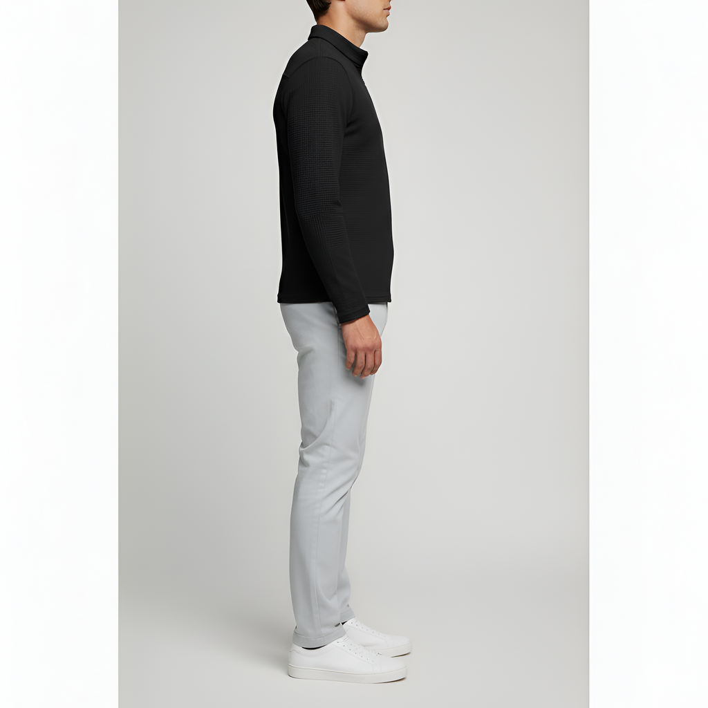 Ethan | Modern Long Sleeve Polo Shirt for Men 1