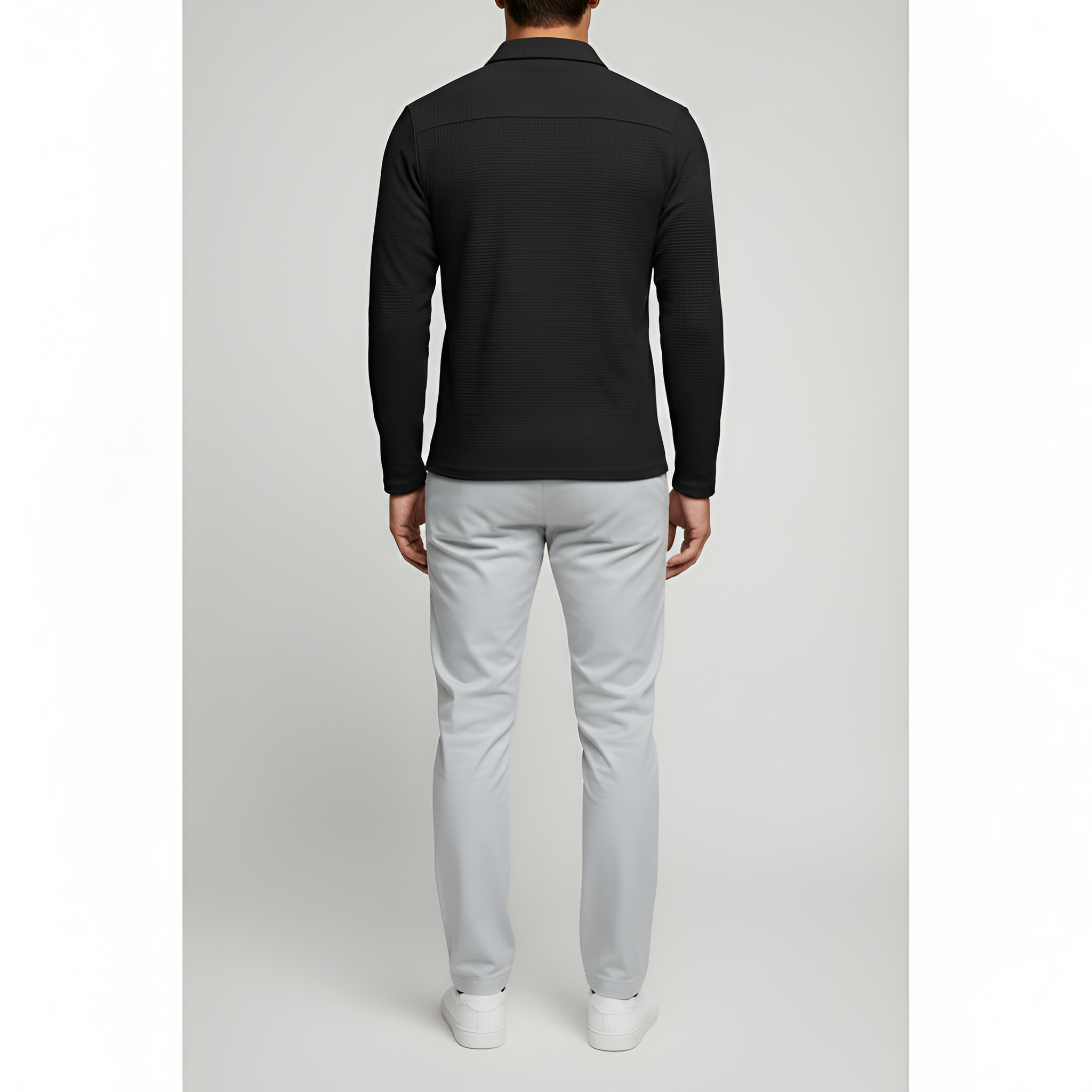 Ethan | Modern Long Sleeve Polo Shirt for Men 2