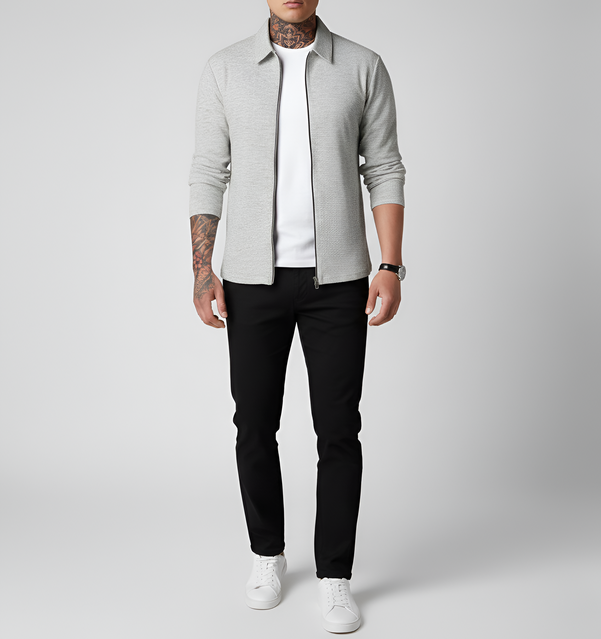 Ethan | Modern Long Sleeve Polo Shirt for Men 5