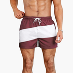Ethan | Modern Striped Men's Swim Shorts for Beach and Pool 5