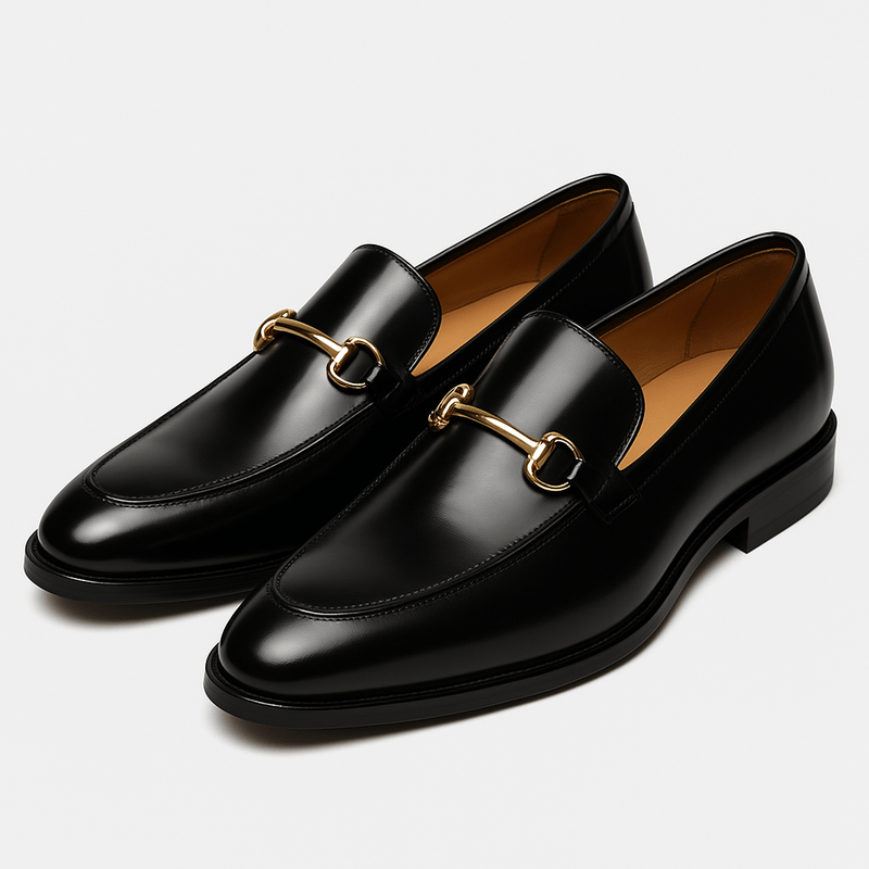 Ethan | Sleek Stylish Black Loafers for Men 0