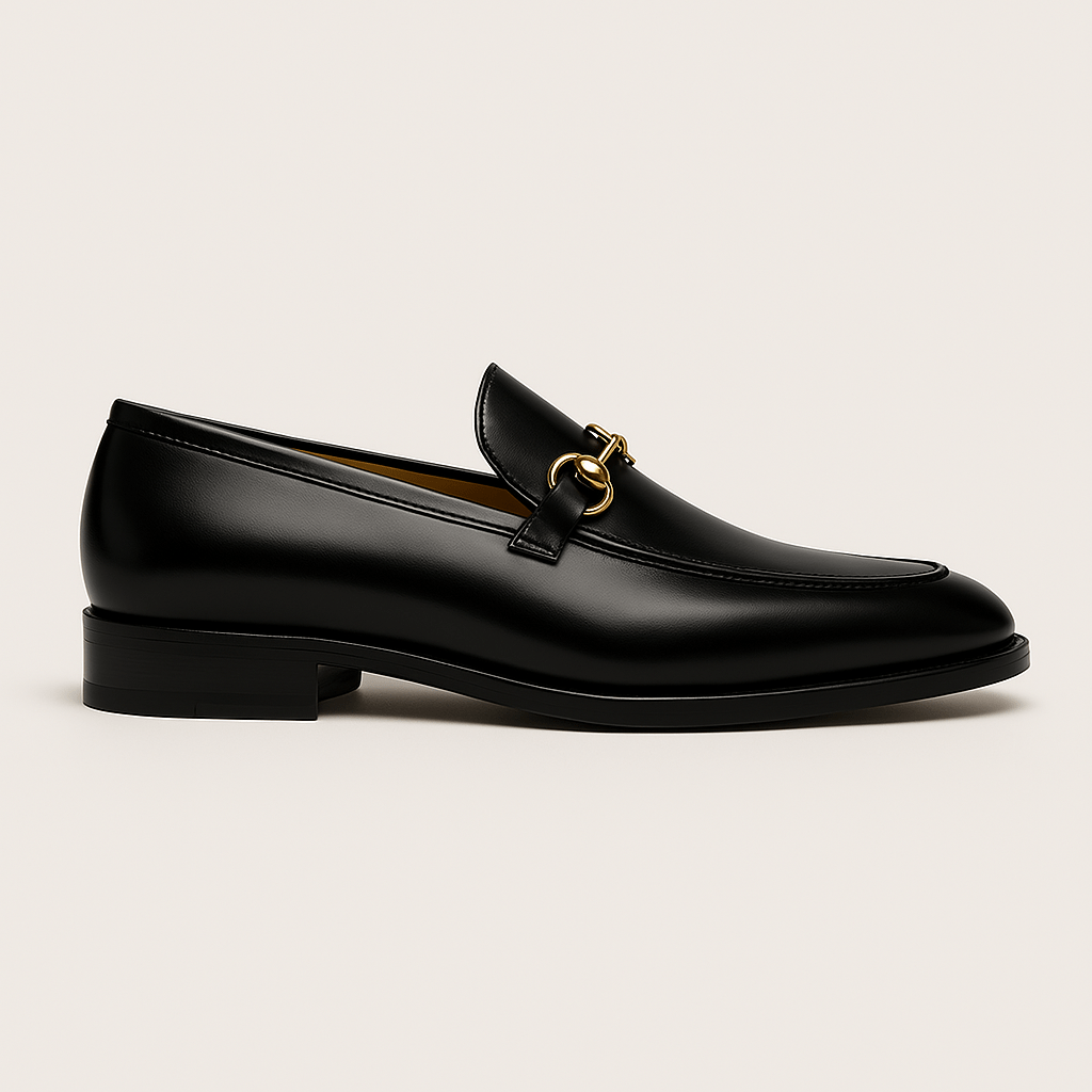 Ethan | Sleek Stylish Black Loafers for Men 1