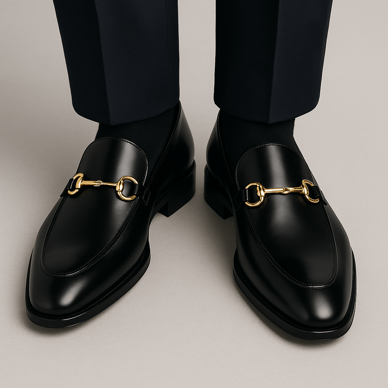 Ethan | Sleek Stylish Black Loafers for Men 3