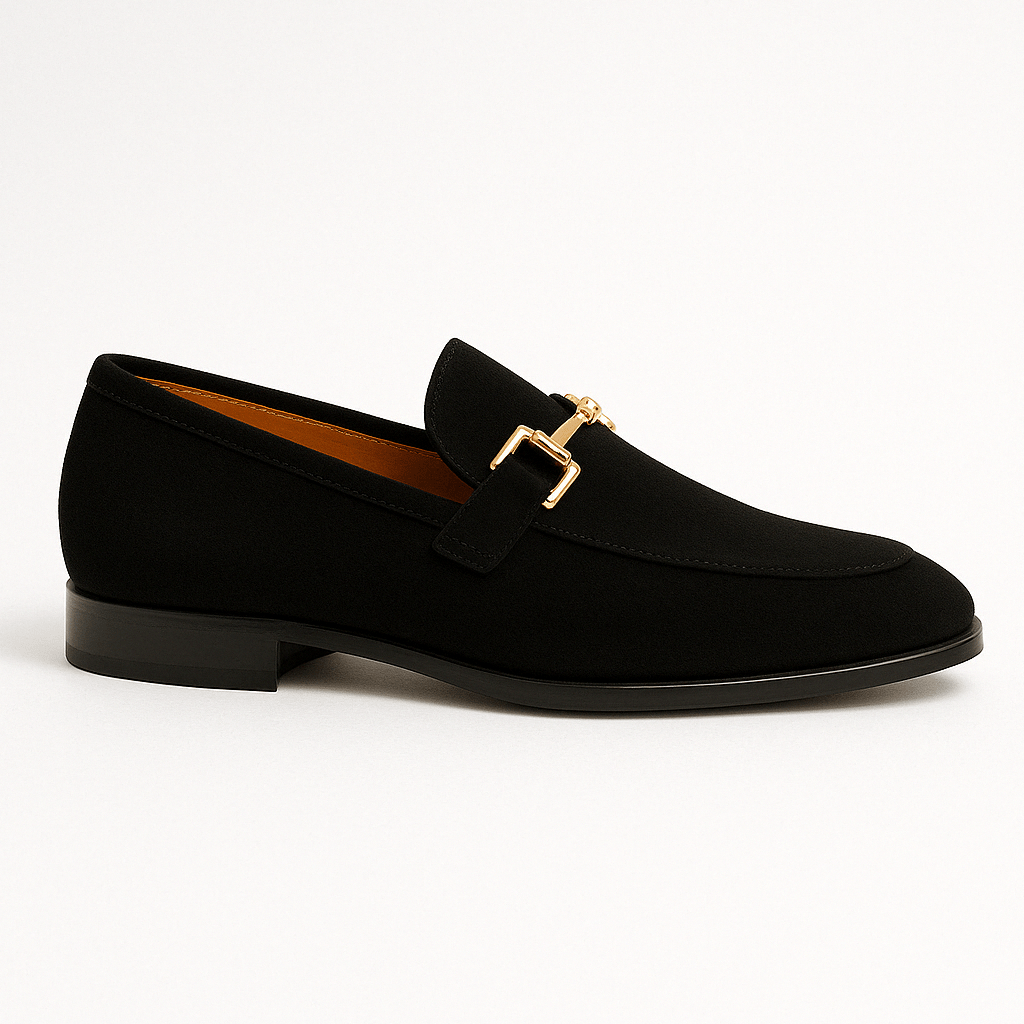 Ethan | Stylish Black Slip-On Loafers for Women with Metal Accents 5