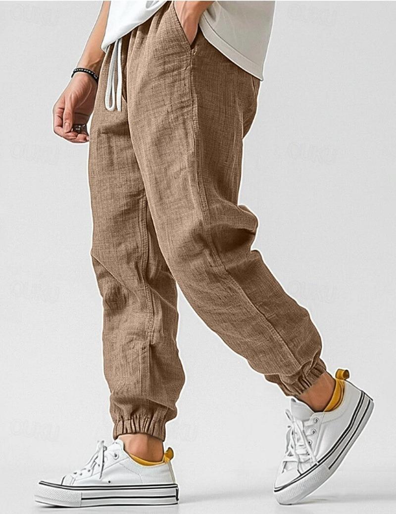 Men's Pants | Elasticated Cuff & Drawstring Waist