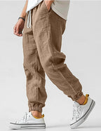 Men's Pants | Elasticated Cuff & Drawstring Waist
