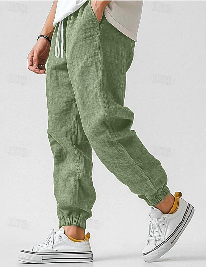 Men's Pants | Elasticated Cuff & Drawstring Waist
